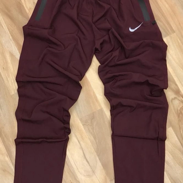 SWARA NON STRETCHABLE MEN TRACK PANTS - Maroon, 1, 32-34