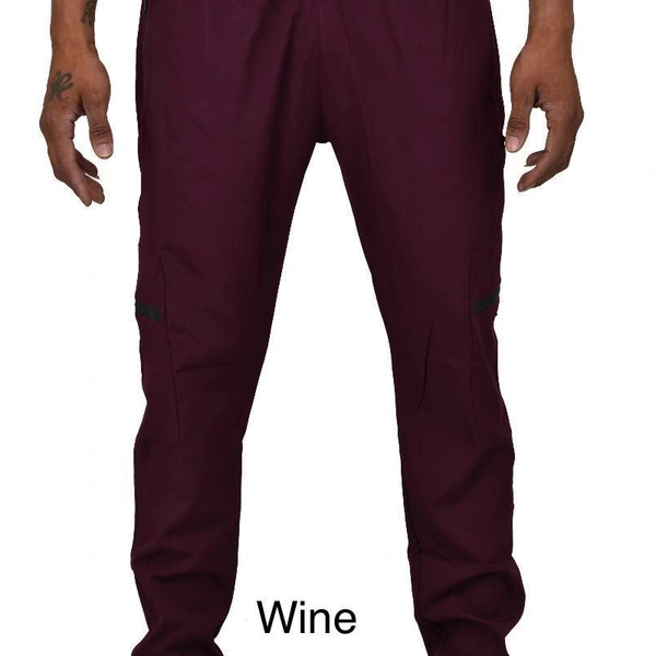 SWARA FASHION FANCY TRACK PANT - Wine, 1, 28-30