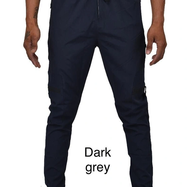 SWARA FASHION FANCY TRACK PANT - Dark Grey, 1, 28-30