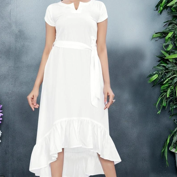 013 SOLIDTIERED MEXI DRESS - 1, Green, M 38