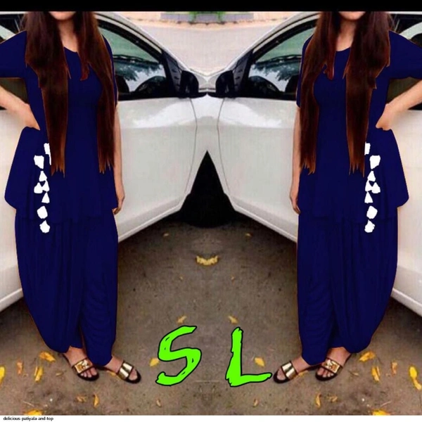 DELICIOUS PATIYALA AND TOP - Light blue, 1, L (40)