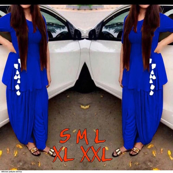 DELICIOUS PATIYALA AND TOP - Light blue, 1, L (40)