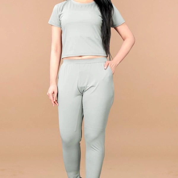 NEW FANCY TRACK SUIT - Light Green, 1, M 38