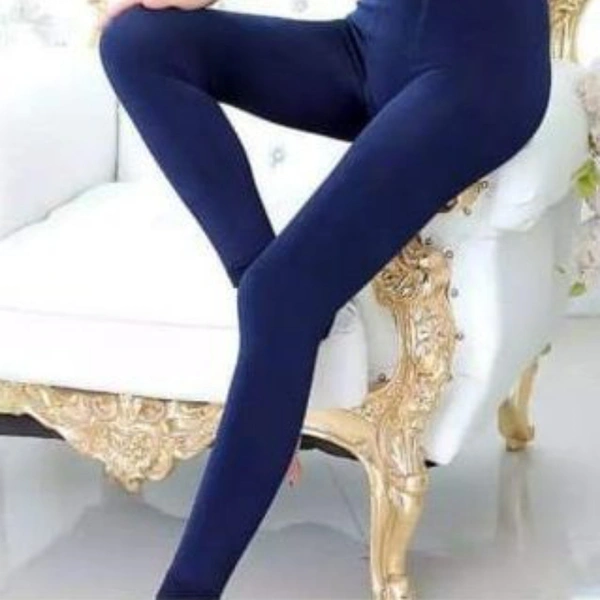 RITURAJ IMPOETED LYCRA LEGGINGS  - 1, SIZE ..28..46 ..FREE SIZE, Nevy Blue