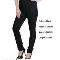 SWARA DENIM LEGGINGS - Nevy blue, 1, 36