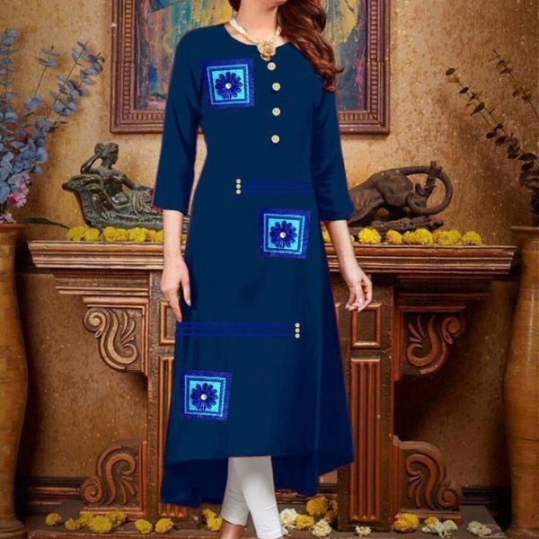 NEW CATALOG RAYON KURTI - 1, Blue, 4XL48