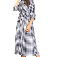 DESIGNER COTTON CHECKS KURTI  - 1, Violate, XXL-44