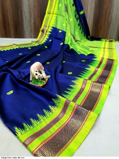 KOLHAPURI IKKAT COTTON SILK SARE