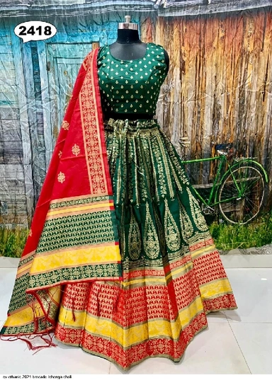 BROCADE LEHENGA CHOLI A