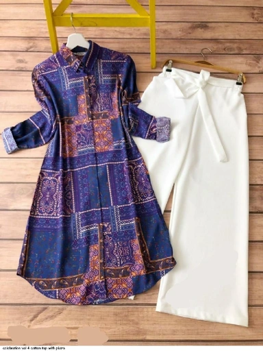  COTTON TOP WITH PLAZO 