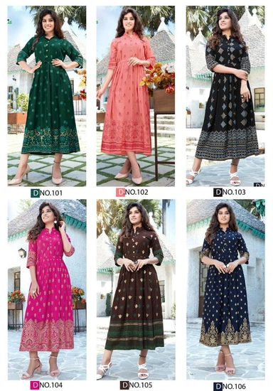 FANCY LONG GOWN STYLE KURTI