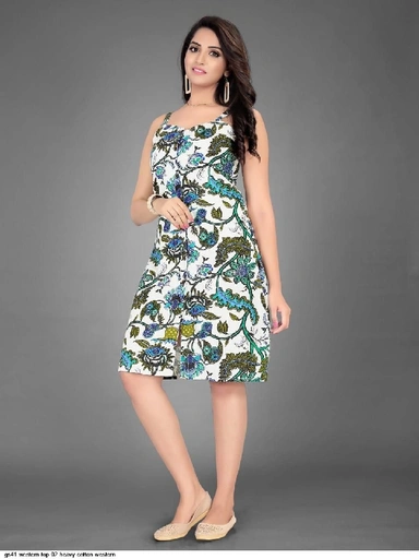 WESTERN TOP  HEAVY COTTON 