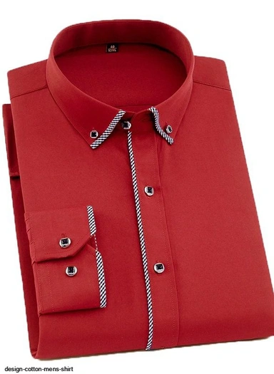 DESIGN COTTON MENS SHIRT
