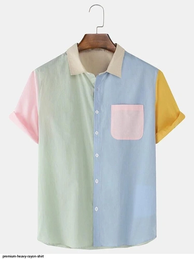 PREMIUM HEAVY RAYON MEN'D SHIRT 