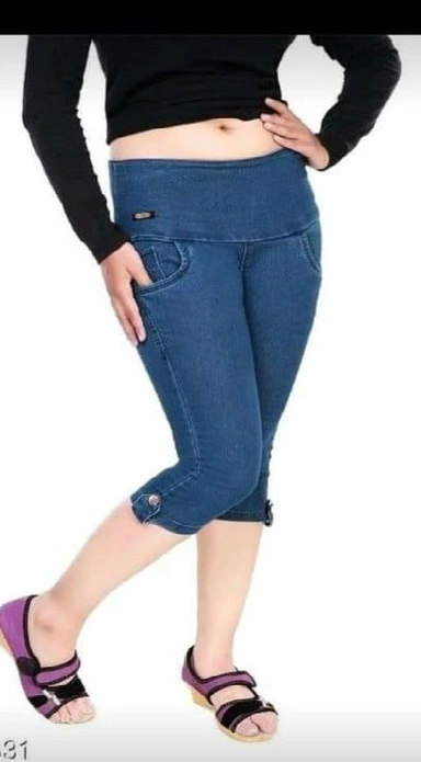 RITURAJ DENIM CAPRI 
