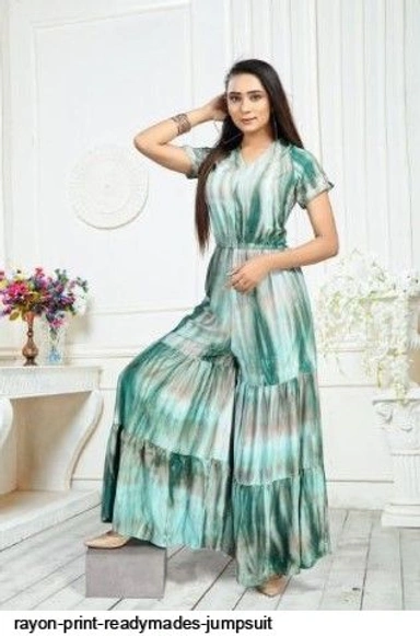 TUNIC RAYON PRINT  JUMPSUIT