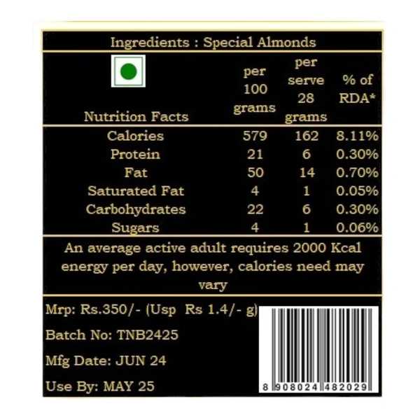Almonds Special  - 250g