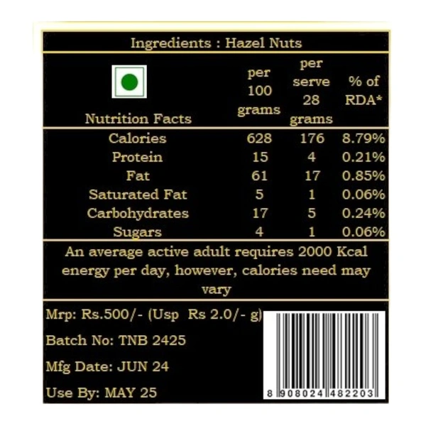 Hazel Nuts - 250g