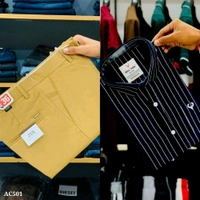Combo Of Pent Shirt - L