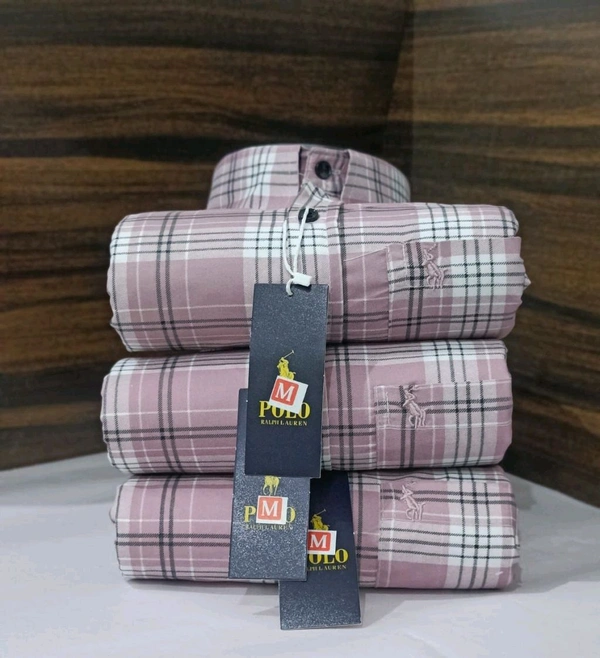 *Rl Polo Check Shirt* - L
