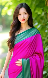 100 % Handloom Silk (Patta Saree)