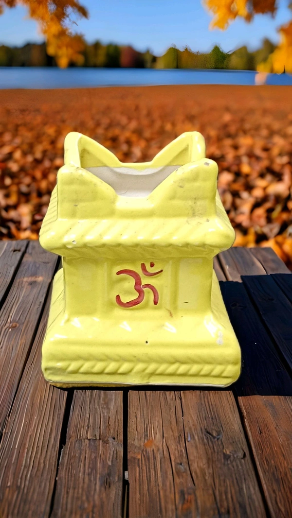 Tulsi Pot (Small) - Yellow