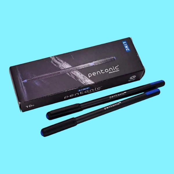 Linc Pentonic Gel Pen Set Of 10 Pens - Blue