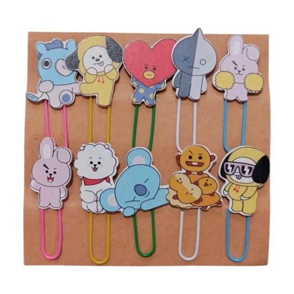 Bookmark Paper Clip Mix Design C10