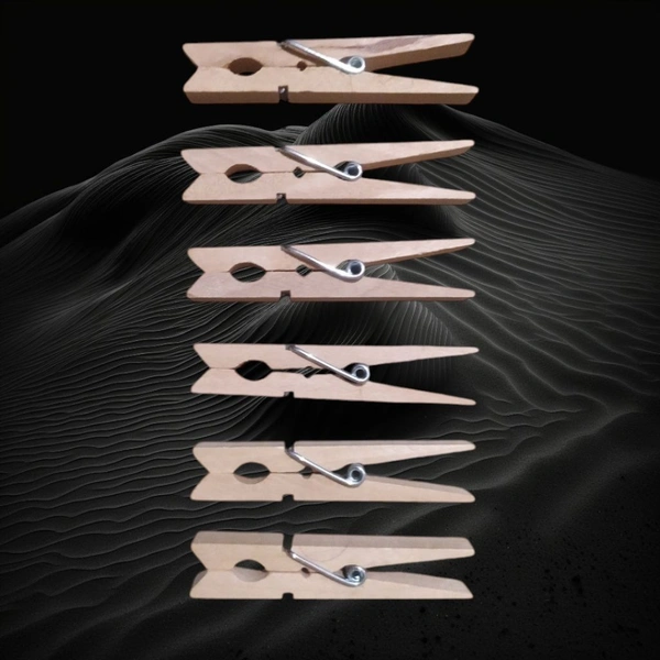 Wooden Clip 7 CM (6 Pcs)