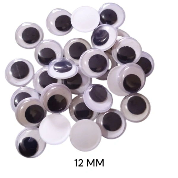 Googly Eyes 12 MM (15 Pcs)