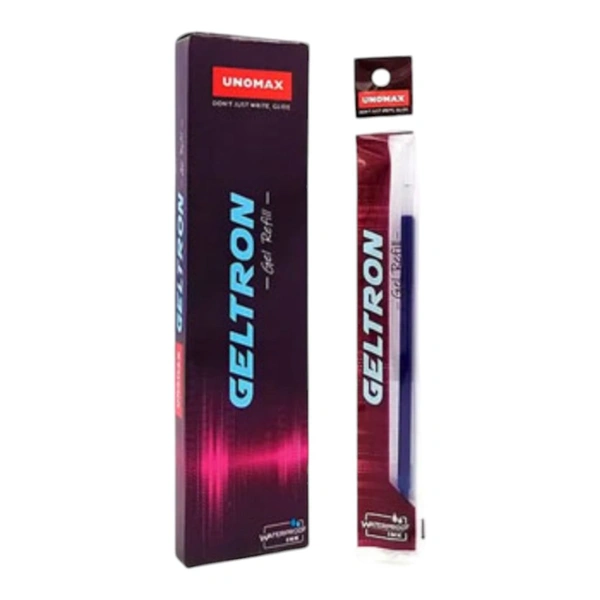 Unomax Geltron Gel Refill (10 Pcs) - Black