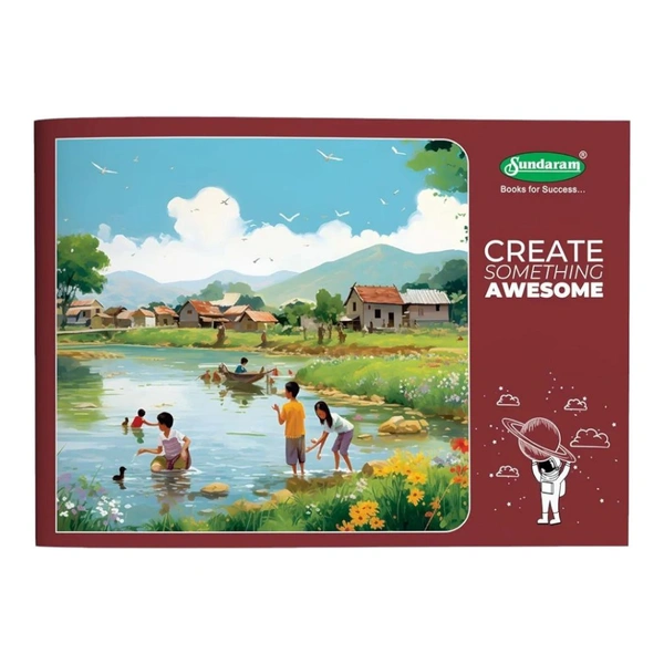 Sundaram Drawing Book Brown 4A Jumbo