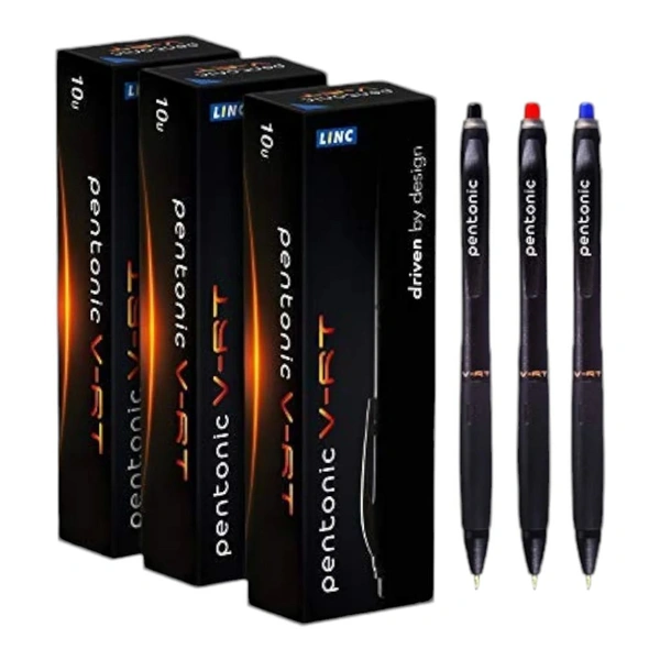 Linc Pentonic B-RT Ball Pen (10 Pcs Pack) - Blue