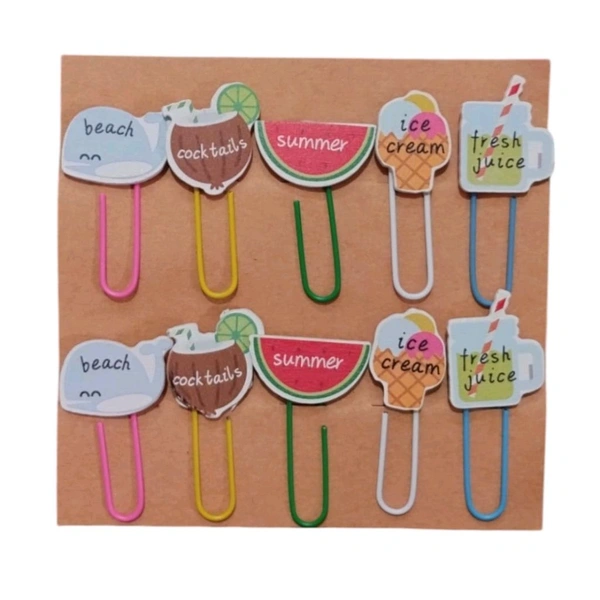 Bookmark Paper Clip Mix Design C5