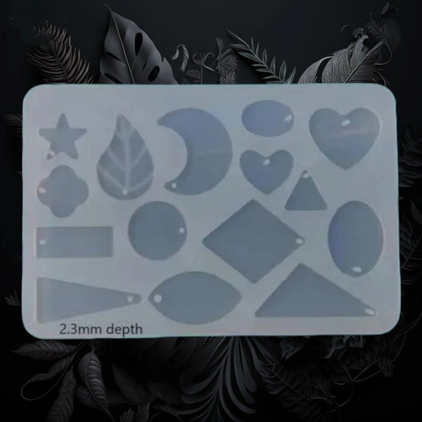 Silicon Mold Jewellery Pendant 15 Cavity