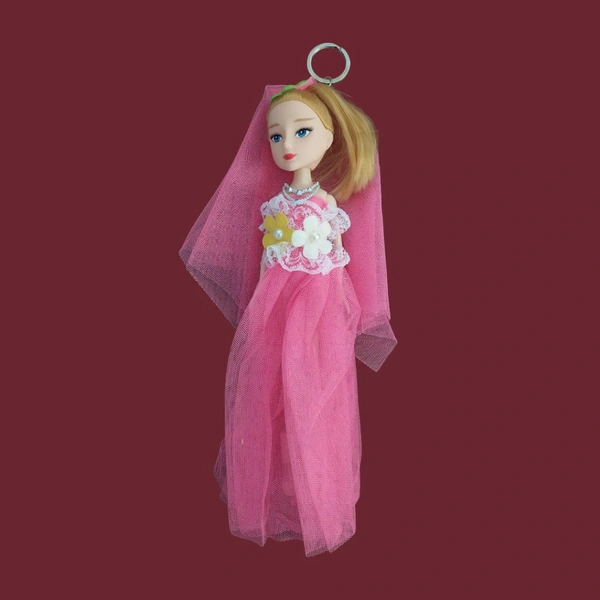 Doll Keychain Pink Colour (25 Cm. Height)