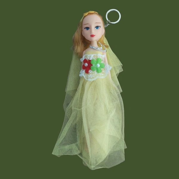 Doll Keychain Yellow Colour (25 Cm. Height)