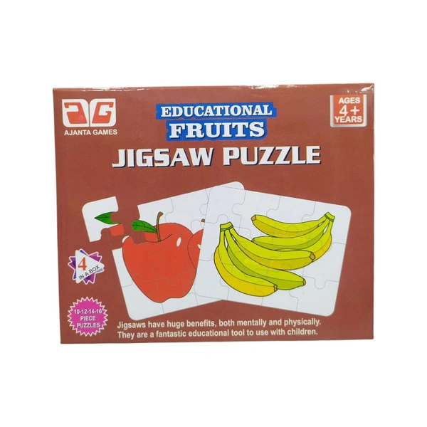 Ajanta Games Educational Fruits Jigsaw Puzzle 