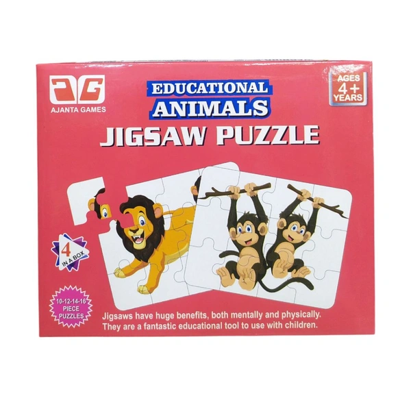 Ajanta Games Educational Animals Jigsaw Puzzle