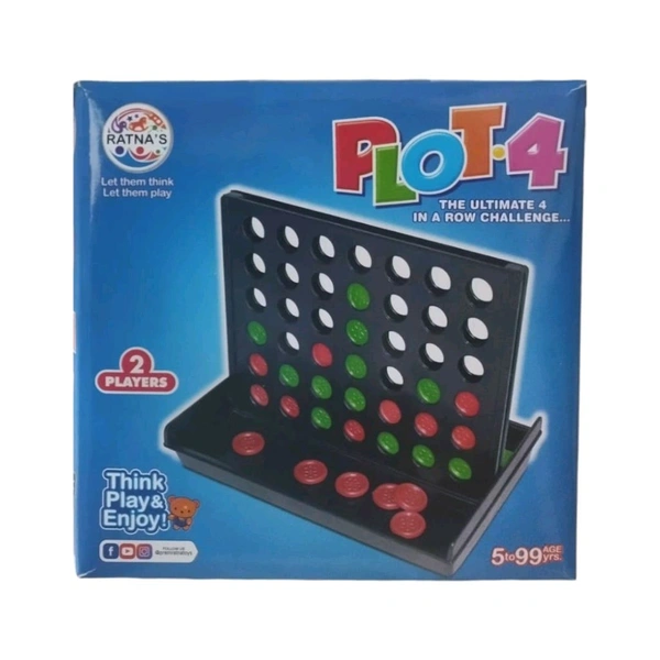 Ratna's Plot-4 The Ultimate 4 In A Row Challenge Game