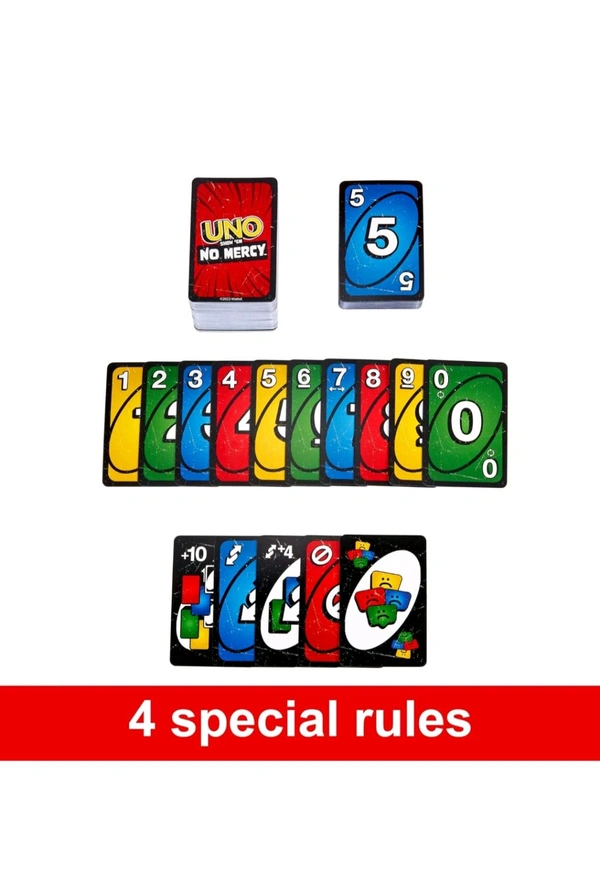 UNO NO MERCY Card Game