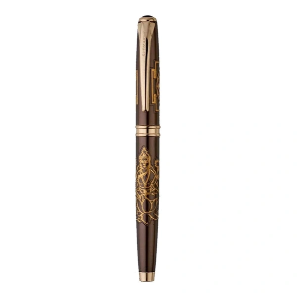 Submarine 1060 Premium, Metal Roller Pen Engraved with Lakshmi & OM Image,Perfect for Corporate Gifting