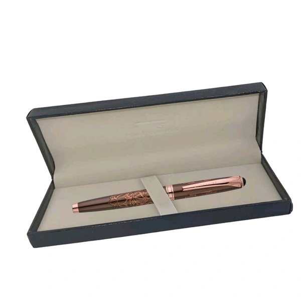 Submarine 1060 Premium, Metal Roller Pen Engraved with Lakshmi & OM Image,Perfect for Corporate Gifting