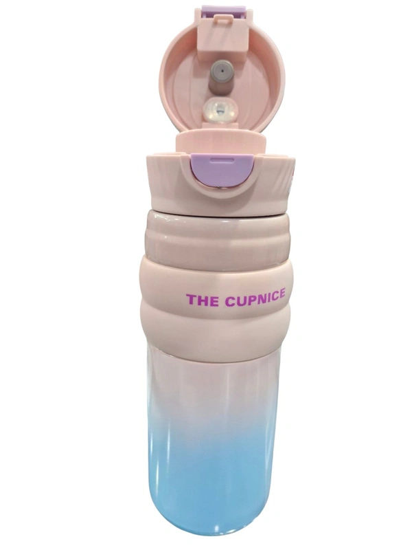 Dual Drinking Vaccum Cup Water Bottle 600ML Hot & Cold