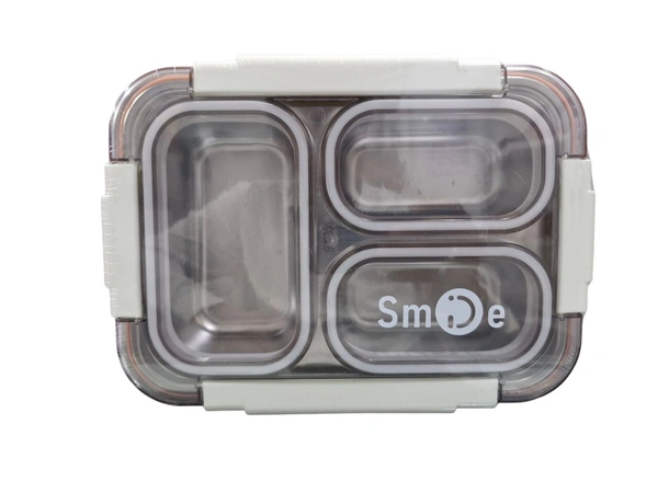 Stainless Steel Lunch Box 3 Grid 710ML
