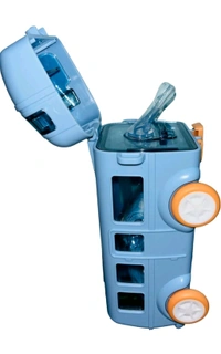 Car Water Cup Bottle Leak Proof Drinking Cup - Twilight Blue