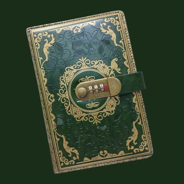 Vintage Leather Notebook Diary 96 Pages