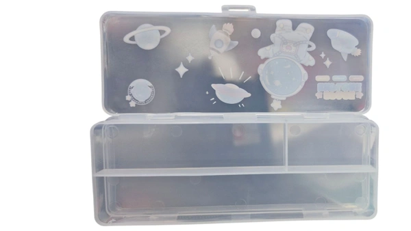 Transparent Compass Space Explore Design Box