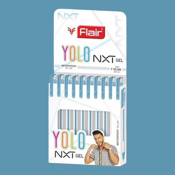 Flair Yolo Nxt Gel Pen Set Of 10