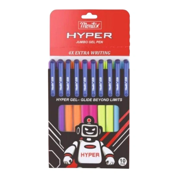 Montex Hyper Gel Pen Set Of 10